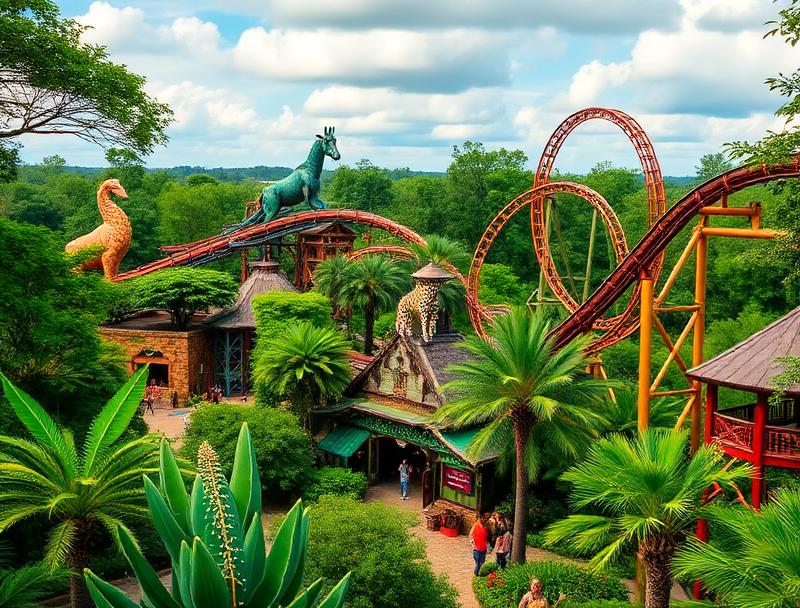 Busch Gardens Tampa, 1 dia